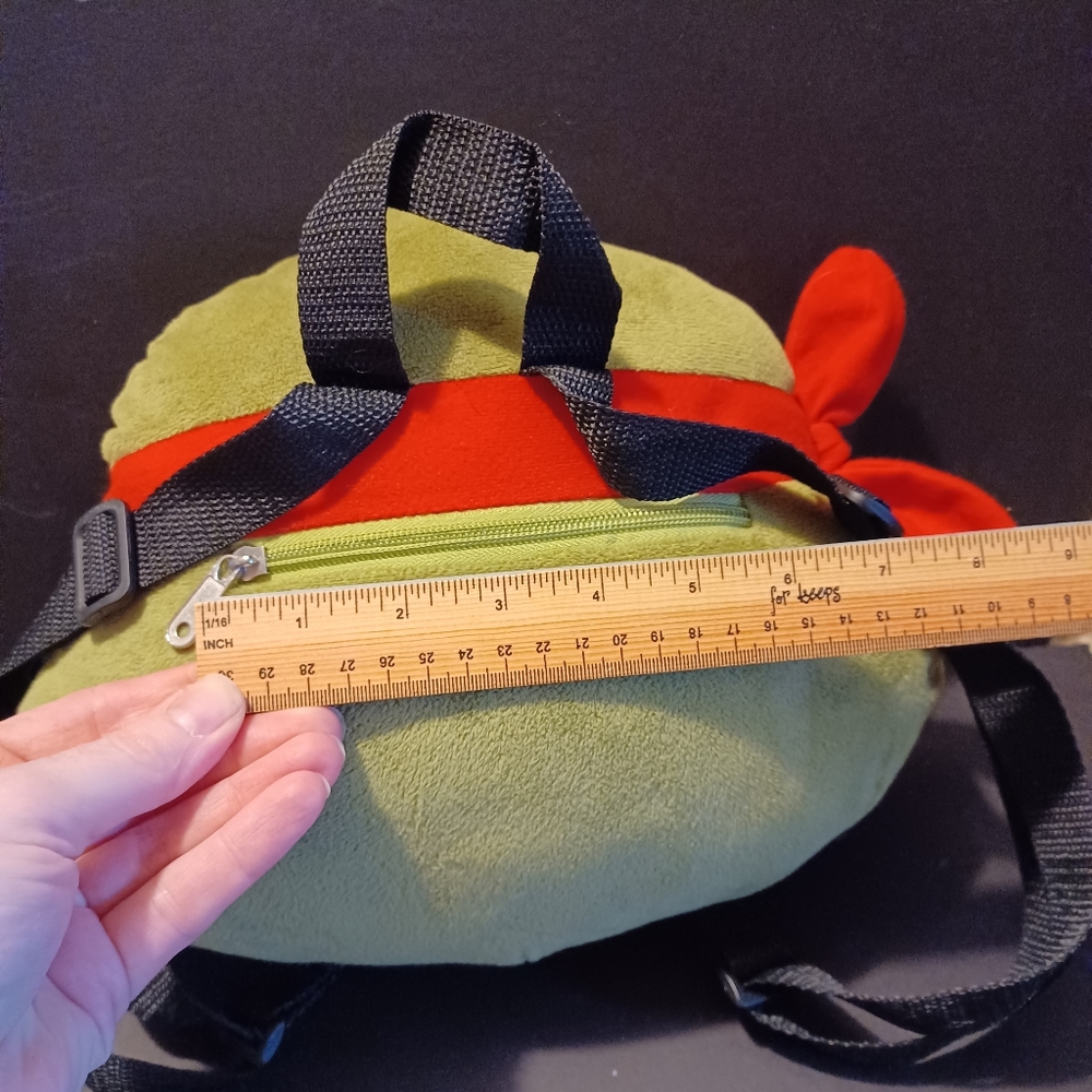 TMNT  Rafael plush backpack - Picture 2 of 6